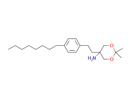2,2-dimethyl-5-[2-(4-octylphenyl)ethyl]-1,3-dioxan-5-amine