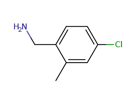 Molecular Structure of 27917-11-9 (4-CHLORO-2-METHYLBENZYLAMINE)
