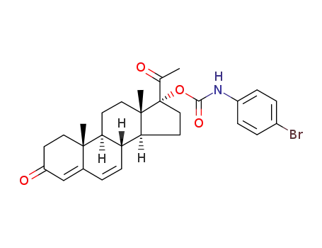 17α-p-bromophenylcarbamoiloxypregn-4,6-dien-3,20-dione