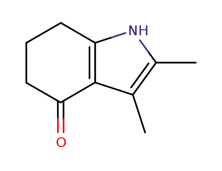 Indol-4(5H)-one, 6,7-dihydro-2,3-dimethyl-