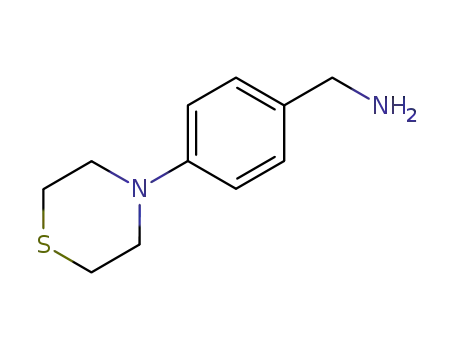 Benzenemethanamine, 4-(4-thiomorpholinyl)-
