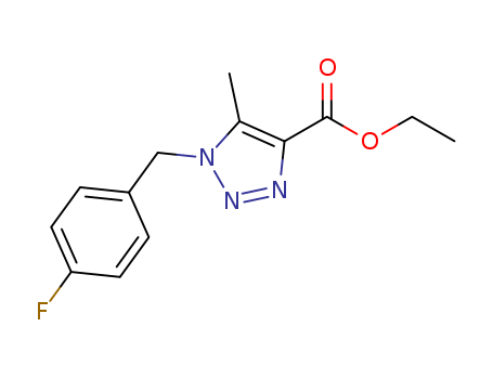 ETHYL 1-(4-FLUOROBENZYL)-5-METHYL-1H-1,2,3-TRIAZOLE-4-CARBOXYLATE