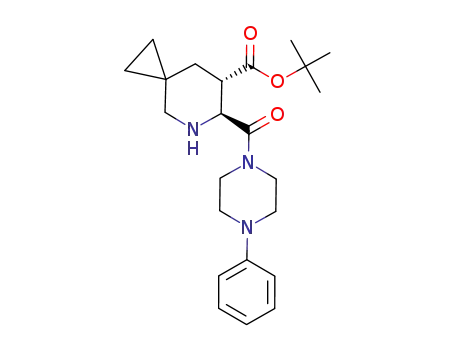 tert-butyl (6S,7S)-6-((4-phenylpiperazin-1-yl)carbonyl)-5-azaspiro(2,5)octane-7-carboxylate