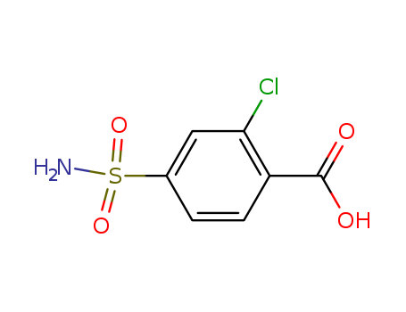 Benzoic acid, 4-(aminosulfonyl)-2-chloro-