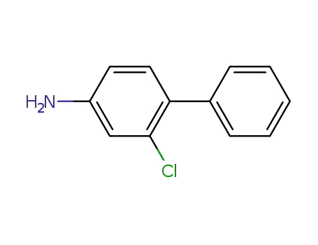 Molecular Structure of 5730-85-8 (2-Chloro-biphenyl-4-ylamine)