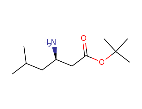 Hexanoicacid, 3-amino-5-methyl-, 1,1-dimethylethyl ester, (3R)-