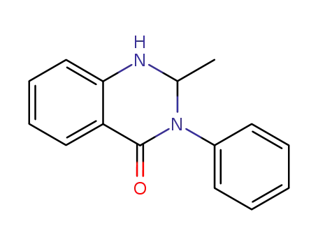 Molecular Structure of 17761-74-9 (2-Methyl-3-phenyl-1,2-dihydroquinazoline-4(3H)-one)
