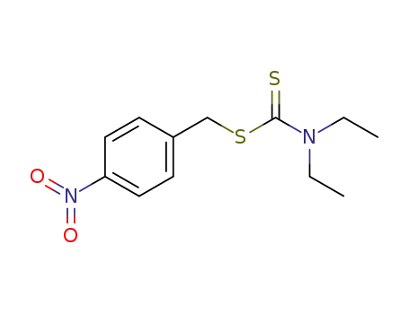 Molecular Structure of 28371-57-5 ((4-nitrophenyl)methyl diethyldithiocarbamate)