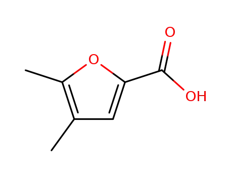 Molecular Structure of 89639-83-8 (4,5-DIMETHYL-2-FUROIC ACID)