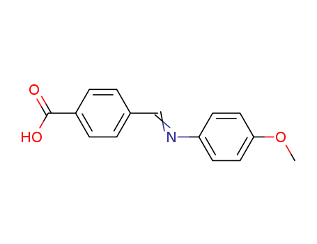 Benzoic acid, 4-[[(4-methoxyphenyl)imino]methyl]-
