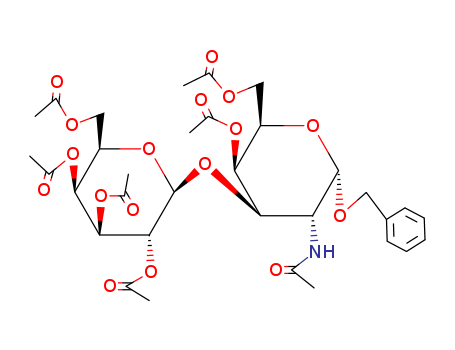 Benzyl 2-Acetamido-4,6-di-O-acetyl-3-O-(2,3,4,6-tetra-O-acetyl-b-D-galactosyl)-2-deoxy-a-D-galactopyranoside