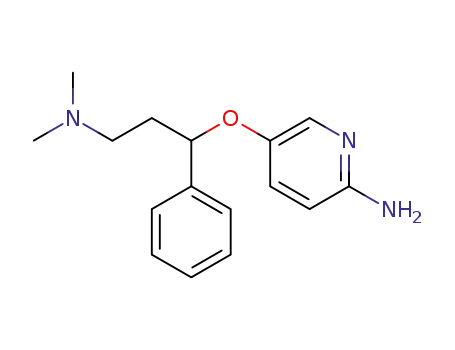5-(3-(dimethylamino)-1-phenylpropoxy)pyridin-2-amine