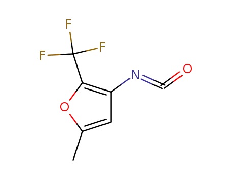 Molecular Structure of 306935-03-5 (5-METHYL-2-(TRIFLUOROMETHYL)-3-FURYL ISOCYANATE)