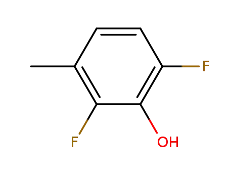 Molecular Structure of 261763-46-6 (Phenol, 2,6-difluoro-3-methyl- (9CI))