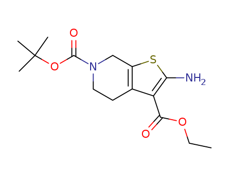 6-tert-butyl 3-ethyl 2-amino-4H,5H,6H,7H-thieno[2,3-c]pyridine-3,6-dicarboxylate