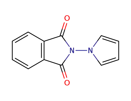 Molecular Structure of 885-12-1 (2-(1H-pyrrol-1-yl)isoindoline-1,3-dione)