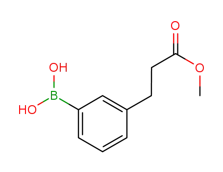 Molecular Structure of 833472-82-5 (METHYL 3-(3-BORONOPHENYL)PROPIONATE)