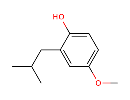 Phenol,4-methoxy-2-(2-methylpropyl)- cas  31572-72-2