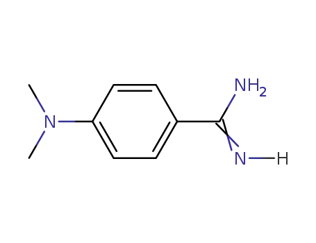 Molecular Structure of 55978-60-4 (4-DIMETHYLAMINO-BENZAMIDINE)