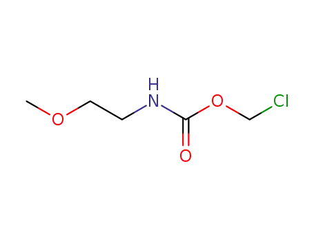 Molecular Structure of 1402915-09-6 (chloromethyl (2-methoxyethyl)carbamate)