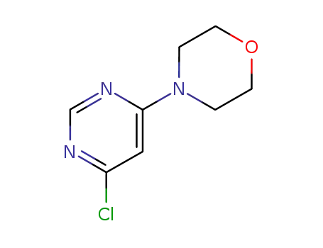 Molecular Structure of 22177-92-0 (4-(6-Chloropyrimidin-4-yl)morpholine)