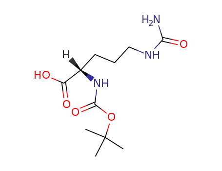 Molecular Structure of 45234-13-7 (BOC-CIT-OH)