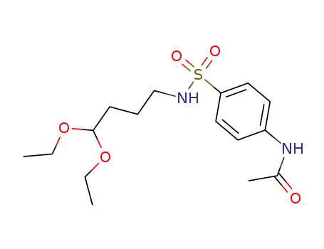 Molecular Structure of 23461-58-7 (N-(4-(N-(4,4-diethoxybutyl)sulfamoyl)phenyl)acetamide)
