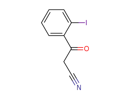Molecular Structure of 158387-19-0 (2-IODOBENZOYLACETONITRILE)