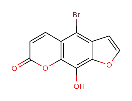 Molecular Structure of 1930-60-5 (5-bromo-8-hydroxypsoralen)