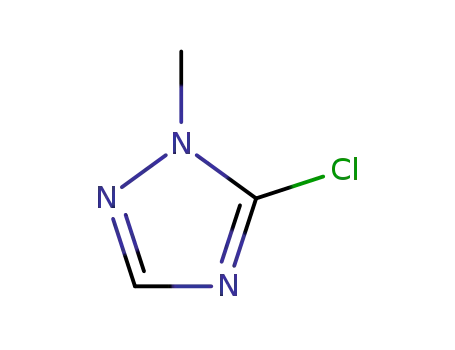 Molecular Structure of 56616-99-0 (5-Chloro-1-methyl-1H-1,2,4-triazole)