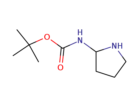 Molecular Structure of 185693-00-9 (PYRROLIDIN-2-YL-CARBAMIC ACID TERT-BUTYL ESTER)