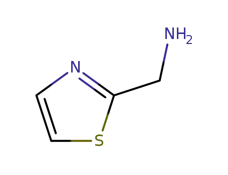 Molecular Structure of 55661-33-1 (2-Thiazolemethanamine)