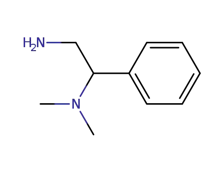 Molecular Structure of 6342-21-8 ((2-AMINO-1-PHENYLETHYL)DIMETHYLAMINE)