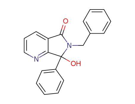 6-benzyl-6,7-dihydro-7-hydroxy-7-phenylpyrrolo<3,4-b>pyridin-5-one