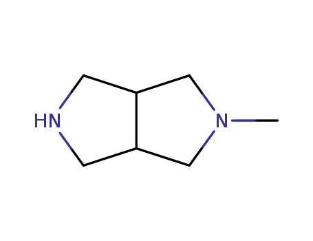 Molecular Structure of 86732-28-7 (2-Methyl-octahydro-pyrrolo[3,4-c]pyrrole)