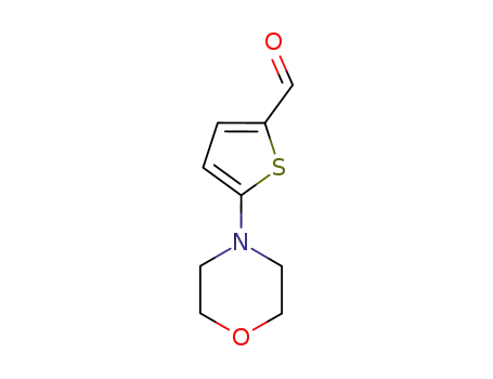 Molecular Structure of 24372-49-4 (5-MORPHOLIN-4-YLTHIOPHENE-2-CARBALDEHYDE)