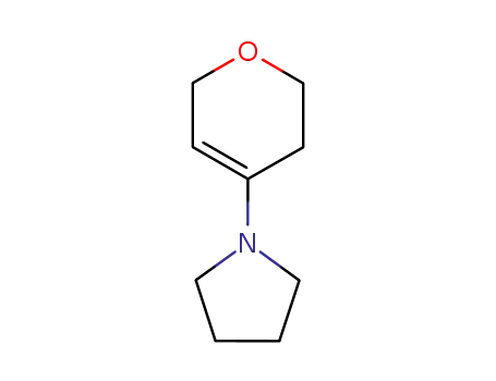 Molecular Structure of 62936-76-9 (Pyrrolidine, 1-(3,6-dihydro-2H-pyran-4-yl)-)