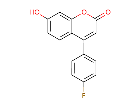 4-(4-Fluorophenyl)-7-hydroxy-2H-1-benzopyran-2-one