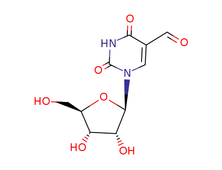 Molecular Structure of 3180-21-0 (5-formyluridine)
