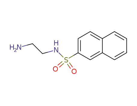 Molecular Structure of 121494-42-6 (2-Naphthalenesulfonamide, N-(2-aminoethyl)-)