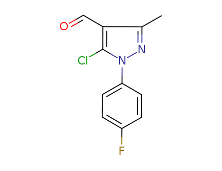 1H-Pyrazole-4-carboxaldehyde, 5-chloro-1-(4-fluorophenyl)-3-methyl-