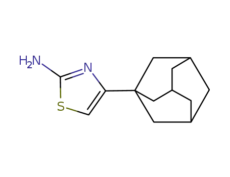 Molecular Structure of 19735-74-1 (4-(1-ADAMANTYL)-2-AMINOTHIAZOLE)