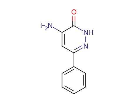 Molecular Structure of 89868-06-4 (4-AMINO-6-PHENYL-3(2H)-PYRIDAZINONE)