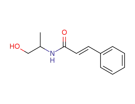 Molecular Structure of 30687-18-4 (N-(2-Hydroxy-1-methylethyl)-3-phenylpropenamide)