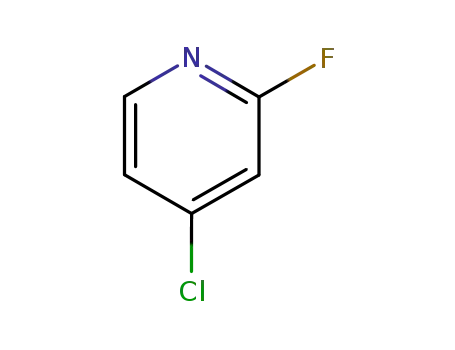 Molecular Structure of 34941-92-9 (4-CHLORO-2-FLUOROPYRIDINE)