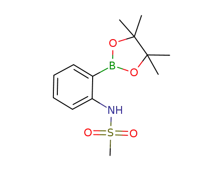 Molecular Structure of 380430-60-4 (2-METHANESULFONYLAMINOPHENYLBORONIC ACID, PINACOL ESTER)
