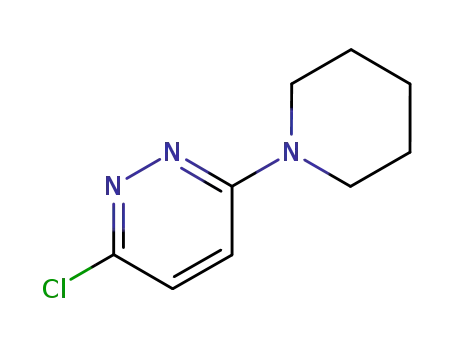 Molecular Structure of 1722-11-8 (1-(6-Chloro-pyridazino-3-yl)piperidine)