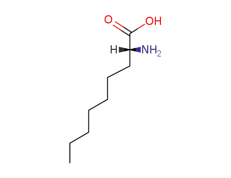 Molecular Structure of 81177-55-1 (R-2-Aminononanoic acid)