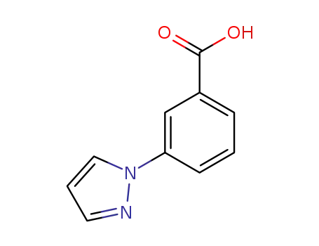 Molecular Structure of 264264-33-7 (3-(1H-PYRAZOL-1-YL)BENZOIC ACID)