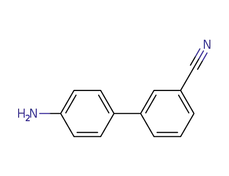 Molecular Structure of 443998-73-0 (4'-Aminobiphenyl-3-carbonitrile)